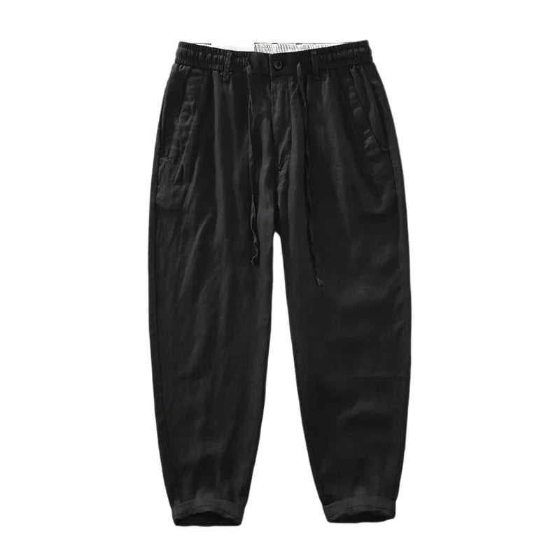 Men's Linen Trousers Elegio Verno